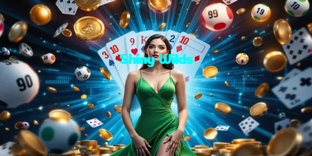 Shiny Wilds casino presented on mobile device in Pakistan with slots and live games